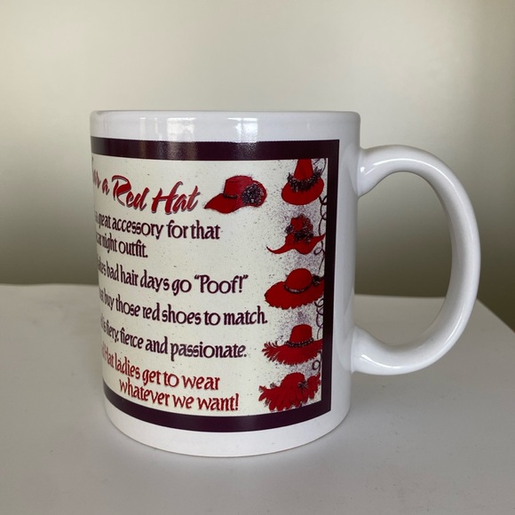“Red Hat”Mug Leanin Tree 12oz Exc Cond - Picture 2 of 10